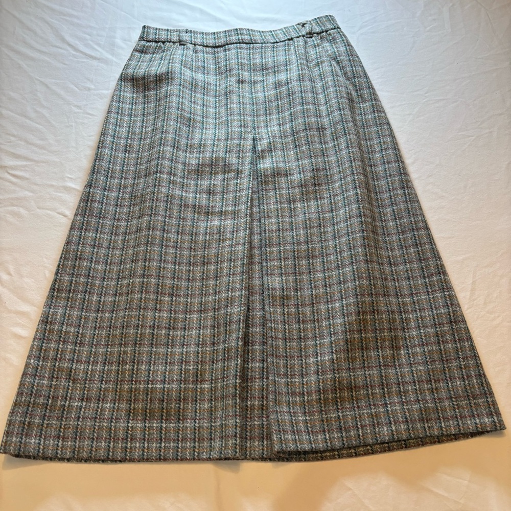 Retro Classic Plaid A-Line Skirt
